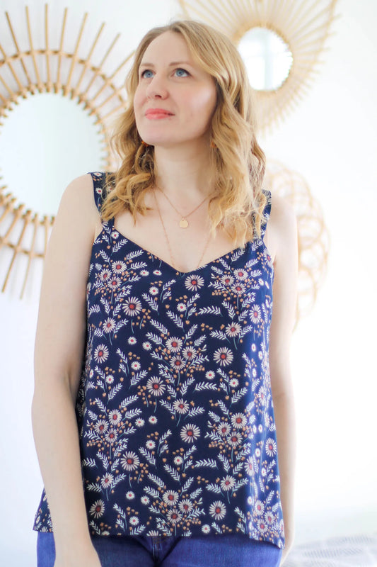 [TUTO] Un caraco Daisy à larges bretelles