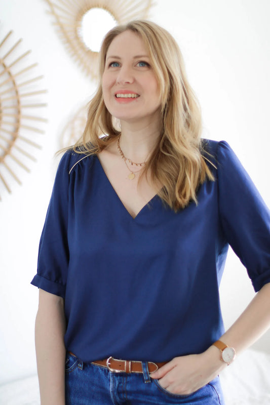 Une blouse Suun brodée