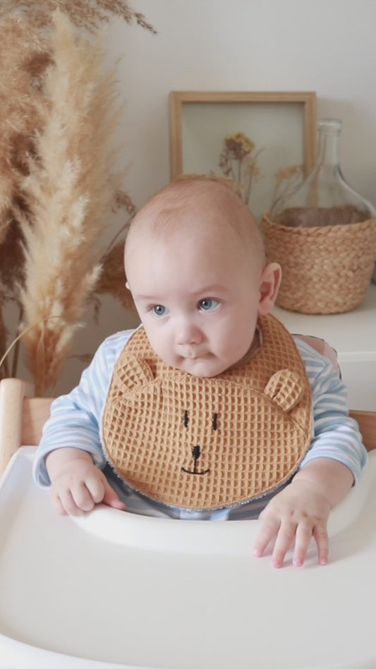 Patron couture bavoir bébé options