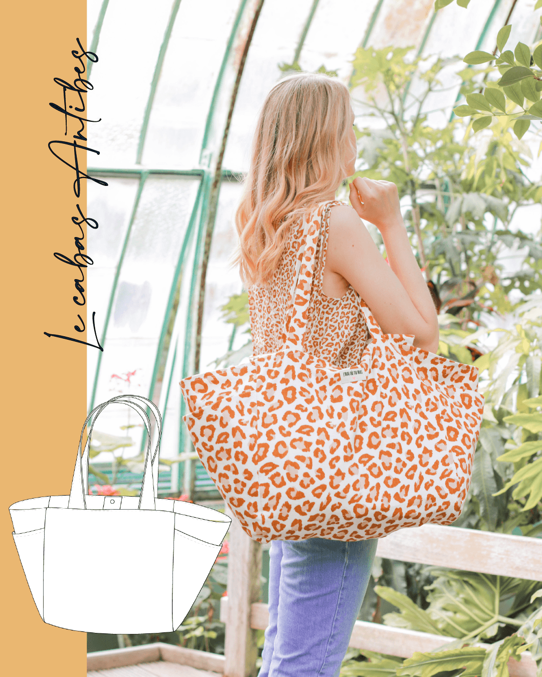 patron sac cabas antibes